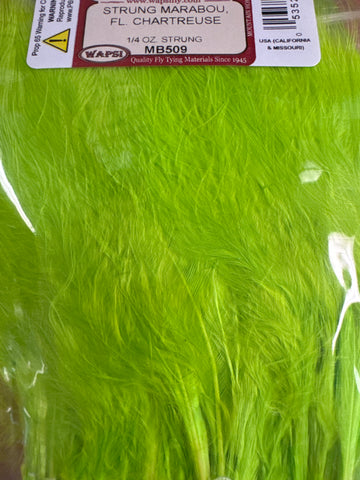 STRUNG MARABOU, FL. CHARTREUSE