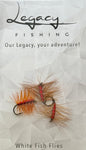 Legacy Fishing White Fish Flies