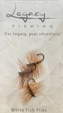 Legacy Fishing White Fish Flies