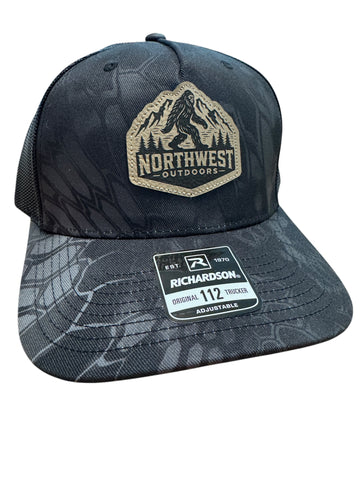 Northwest Outdoors Kryptec Leather Patch Hat