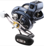 Daiwa LEXA-LC400PWRL-P Lexa 400 Linecounter Baitcasting Reel, 2CRBB+4BB+1RB, 5.5:1, Power Handle, Left Hand