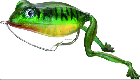 Panther Martin FROGH3-GR Holographic Superior Frog, #3, 3/8 oz, Green, Floating