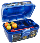 Worm Gear  88 Piece Loaded Tackle Box Blue