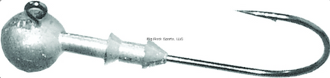 Gamakatsu 500413-1/4 Round 26 Jighead, 1/4 oz, 3/0 Hook, NS Black 5/Pack
