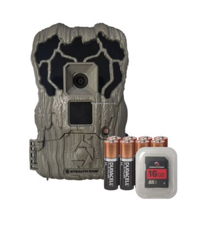 Stealth Cam STC-QV18K Game Camera Combo,18 MP, 18 IR, Video,Quick Set Mode, 16GB SD Card, Batteries included