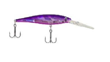 BERKLEY #11 FLICKER MINNOW,FLASHY PUR CANDY