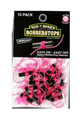 ROD & BOB BOBBER STOPS & GLO BEADS (15),PINK
