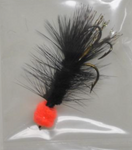 Custom Angler KOKANEE FLY, BLK EGG SUCKING LEECH