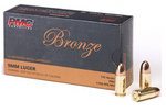 PMC BRONZE AMMO 9MM LUGER 124GR FMJ (50)