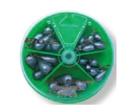 PUCCI BASS CASTING SINKER SELECTOR 27PC