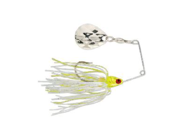 STRIKE KING MINI KING SPINNERBAIT 1/8oz,CHART/WHT