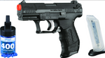 Walther P22 Airsoft BB Gun, 6mm 20Shot 260 FPS Black