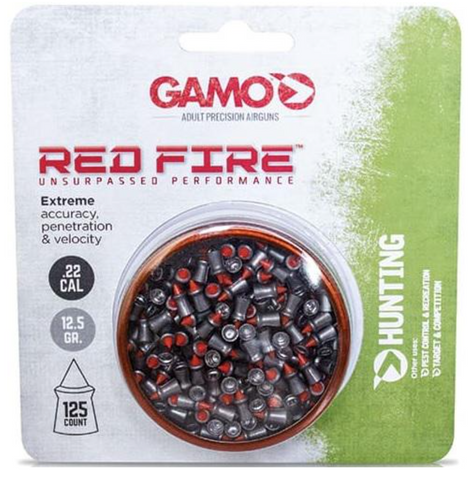 Gamo Red Fire Pellets .22 Polymer Tip Hunting Pellet