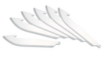 OUTDOOR EDGE 3" DROP POINT REPLACEMENT BLADES-STAINLESS (6-PACK)