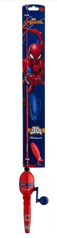 SHAKESPEAR KIDS SPINCAST COMBO, spiderman BEGINNER KIT