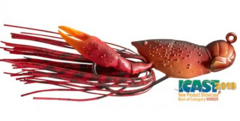 Mustad Crawfish Jig Red 1/2 oz.