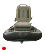 Glide Angler Elite – Fishing Paddleboard + Kayak Seat & Paddle Bundle