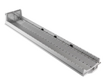 Yak Attack LeaderBoard - 28" Measuring Board with Built-In Identifier Holders and Cull Tabs, Overcast Grey