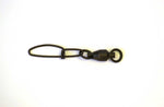 Eagle Claw Swivel-Black Ball Bearing w-Coastlock Snap 3ct Size 1