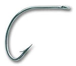 Mustad Wide Gap Hook Nickle 8ct  Size 1-0