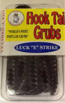 Luckie Strike Curl Tail Grub 3" 10ct Black