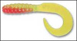 Luckie Strike TriColor Grub 3"10ct Red Chart Glitter Yellow