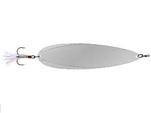 Nichols 8" Ben Parker Magnum Flutter Spoon 3.5oz Silver Chrome