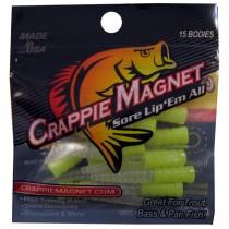 Leland Crappie Magnet 1.5" 15ct Zoe's Glow