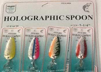 FJ Neil Holographic Spoons Assorted 3/8oz 12-cd