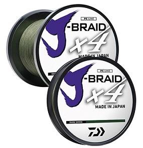 Daiwa J Braid Line x4 150yd 50lb Green