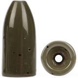 Bullet Weight Tungsten Worm Sinker Green Pumpkin 1-16oz 6ct