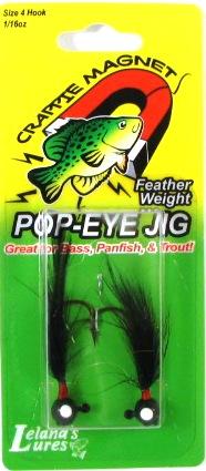 Leland Pop Eye Jig 1/32 2ct Black-Black