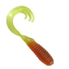 Southern Pro Triple Tip Grub 10ct Pumpkin Pepper-Orange-Chart Sparkle