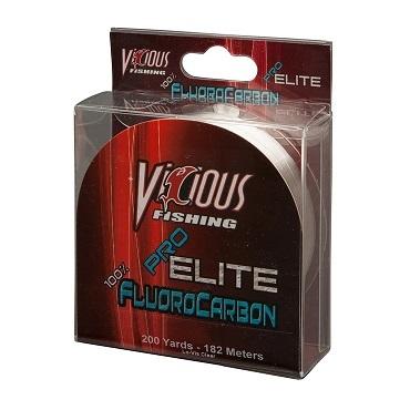 Vicious Pro Elite Fluorocarbon Clear 200yd 12lb