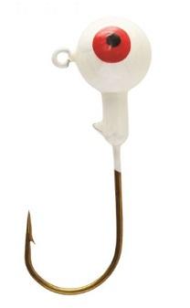 Eagle Claw Ball Head Jig 1-32 10ct White