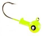 Eagle Claw Jig Head 1-8 10ct Chartreuse