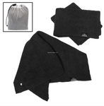 Calcutta Bait Towel 3 Pack, Black, 16"x15", w/ Mesh bag