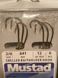 Mustad Snelled Bait holder hook