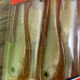 Power Bait 4" split Belly